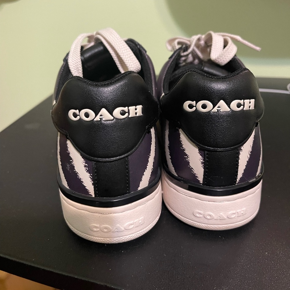 Coach Zebra Women's Sneakers - Picture 2 of 6